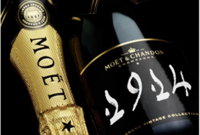 A two-bottle lot of Moet & Chandon champagne sold at Sotheby’s in London for a higher than expected £10,340 ($16,620) as part of a vintage collection marking the champagne house’s 270th anniversary. 1914-moet-chandon-champagne